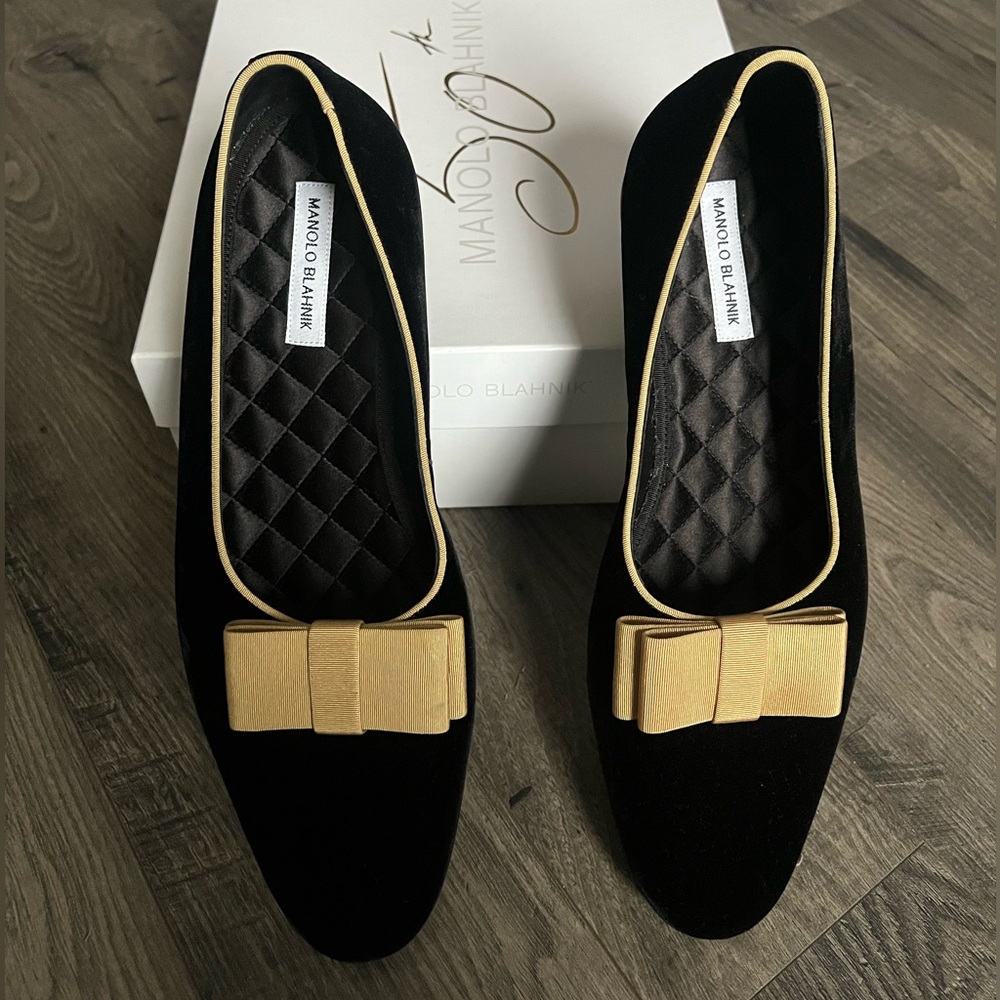 Manolo Blahnik 50th Anniversary Velvet Loafer